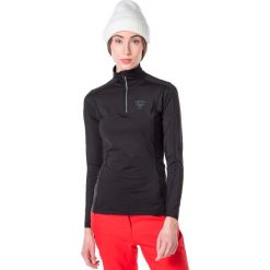 Koszulka termoaktywna Rossignol W Classique 1/2 Zip. Czarne koszulki damskie Rossignol, xs, bez wzorów, bez kołnierzyka, bez ramiączek. Za 319.99 zł.