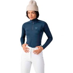 Koszulka termoaktywna Rossignol W Classique 1/2 Zip. Niebieskie koszulki damskie Rossignol, m, bez wzorów, bez kołnierzyka, bez ramiączek. W wyprzedaży za 399.00 zł.
