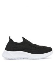 JENNY Sneakersy WFA270923-2 Czarny. Czarne obuwie sportowe damskie Jenny, z materiału, bez zapięcia. Za 79.99 zł.