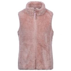 Trespass Porru – Polarowa kamizelka unisex Mid Rose. Czarne kamizelki damskie Trespass, bez wzorów, z polaru, bez kaptura. Za 250.99 zł.