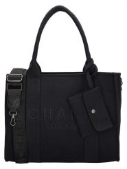 Charm Torebka w kolorze czarnym - 34 x 27 x 15 cm rozmiar: onesize. Czarne torebki klasyczne damskie Charm, z materiału, na ramię, bez dodatków. Za 179.22 zł.