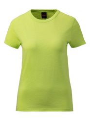 BOSS Orange Koszulka w kolorze zielonym rozmiar: L. Zielone bluzki damskie BOSS Orange, l, bez wzorów, z bawełny, bez kołnierzyka, bez ramiączek. Za 122.96 zł.