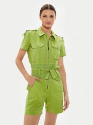 Aeronautica Militare Kombinezon 241TU130DCT3309 Zielony Regular Fit. Zielone sukienki damskie Aeronautica Militare, bez wzorów, z bawełny, bez ramiączek. Za 1,399.00 zł.