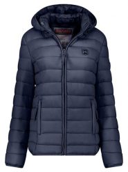 ANAPURNA Kurtka pikowana "Akitalana Hood" w kolorze granatowym rozmiar: XL. Niebieskie kurtki damskie ANAPURNA, xl, bez wzorów, bez kaptura. Za 152.98 zł.