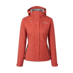 Kurtka Membranowa Damska ESSENCE STX CP. Czerwone kurtki damskie Bergson, l, bez wzorów, z materiału, z kapturem. Za 479.00 zł.