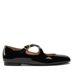 Baleriny Stuart Weitzman. Czarne balerinki damskie Stuart Weitzman, bez wzorów. Za 1,169.00 zł.