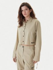 Karl Lagerfeld Jeans Bluzka B1W11027 Zielony Regular Fit. Zielone bluzki damskie Karl Lagerfeld Jeans, m, bez wzorów, z bawełny, bez kołnierzyka, bez ramiączek. Za 619.99 zł.