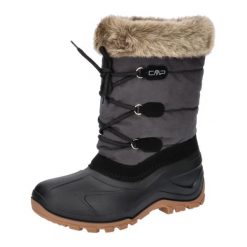 Buty zimowe damskie, Nietos Low. Brązowe obuwie trekkingowe damskie CMP, z materiału, bez zapięcia. Za 329.99 zł.