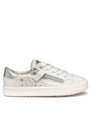 Geox Sneakersy J Kilwi J45D5A 007BC C0626 S Écru. Buty sportowe dziewczęce Geox, bez wzorów, ze skóry, bez zapięcia. Za 159.99 zł.