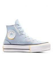 Converse Sneakersy "Chuck Taylor Lift Platform" w kolorze błękitnym rozmiar: 37,5. Niebieskie obuwie sportowe damskie Converse, za kostkę, bez zapięcia. Za 263.53 zł.