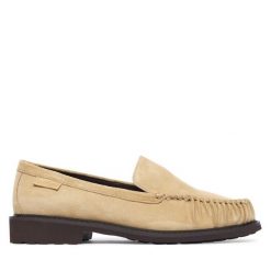 Mokasyny LOVE MOSCHINO. Brązowe mokasyny damskie Love Moschino, bez obcasa. Za 1,059.00 zł.