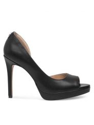 Nine West Szpilki WFA2733-1 Czarny. Czarne szpilki damskie Nine West, bez wzorów, z syntetyku, bez obcasa, na szpilce, bez zapięcia. Za 219.99 zł.
