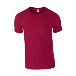 Koszulka Softstyle Dla Dorosłych Unisex. Czerwone bluzki damskie GILDAN, s, bez wzorów, sportowe, bez kołnierzyka, bez ramiączek. Za 29.99 zł.