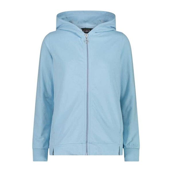 Bluza damska z kapturem CMP. Niebieskie bluzy damskie CMP, l, bez wzorów, z bawełny, z kapturem. Za 253.00 zł.