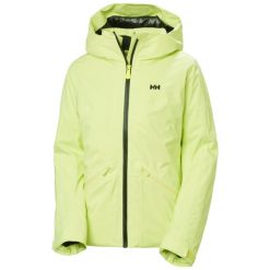 Damska kurtka narciarska Helly Hansen Courchevel. Zielone kurtki damskie Helly Hansen, na zimę, bez wzorów, bez kaptura. W wyprzedaży za 1,585.00 zł.