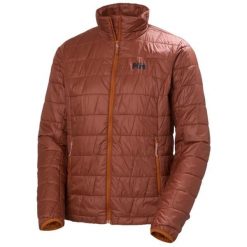 Damska kurtka puchowa Helly Hansen Lifaloft. Brązowe kurtki damskie Helly Hansen, m, bez wzorów, z materiału, bez kaptura. Za 786.50 zł.