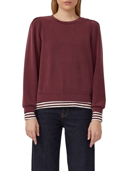 S.Oliver Bluza w kolorze bordowym rozmiar: 36. Czerwone bluzy damskie S.Oliver, s, bez wzorów, bez kaptura. Za 159.95 zł.