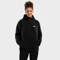 Bluza polarowa z kapturem Damska Avoriaz-W. Czarne bluzy damskie SIROKO, xs, bez wzorów, z polaru, z kapturem. W wyprzedaży za 146.95 zł.