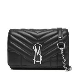 Torebka Steve Madden. Czarne listonoszki damskie Steve Madden, bez wzorów, bez dodatków. Za 389.99 zł.