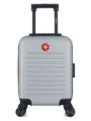 SWISS KOPPER Walizka "Wil" w kolorze szarym - 32 x 46 x 20 cm rozmiar: onesize. Szare walizki SWISS KOPPER, bez wzorów, z materiału. Za 108.99 zł.