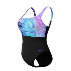 Strój kąpielowy jednoczęściowy damski na basen Speedo Eclipse. Czarne stroje jednoczęściowe Speedo, bez wzorów. Za 249.99 zł.