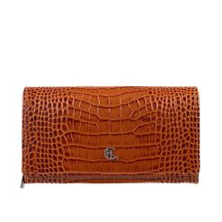 Portfel damski Canaletto ze skóry z wzorem krokodyla – ochrona RFID i wyjątkowy styl PD1634s262 RFID. Brązowe portfele damskie bez wzorów, ze skóry. Za 190.00 zł.