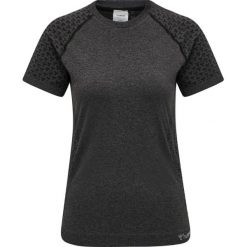Koszulka damska Hummel hmlci. Czarne bluzki damskie Hummel, m, bez wzorów, sportowe, bez kołnierzyka, bez ramiączek. Za 256.50 zł.