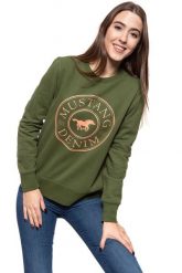 BLUZA MUSTANG DAMSKA Bea C Print 1009102 6348. Bluzy damskie Mustang, s, bez wzorów, bez kaptura. Za 129.99 zł.