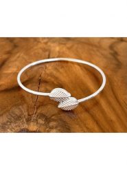 Eclat d'Argent Srebrna bransoletka z elementem ozdobnym rozmiar: onesize. Szare bransoletki damskie Eclat d'Argent, srebrne. Za 173.99 zł.