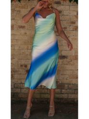 LA Angels Sukienka ze wzorem rozmiar: XL. Sukienki damskie LA Angels, bez wzorów, bez ramiączek. Za 130.99 zł.