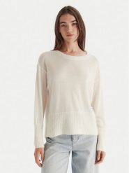 Armani Exchange Sweter XW000772 AF16602 U1003 Écru Relaxed Fit. Swetry klasyczne damskie Armani Exchange, xl, z wełny, bez kołnierzyka. Za 599.99 zł.