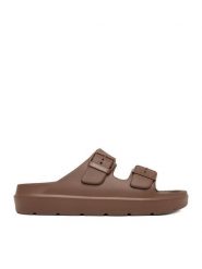 Roxy Klapki CEOWB-835120 Brązowy. Brązowe klapki damskie Roxy, bez wzorów, z syntetyku, bez obcasa, bez zapięcia. Za 99.99 zł.