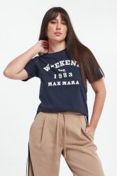 T-shirt damski Tenue WEEKEND MAX MARA. T-shirty damskie Weekend Max Mara, s, bez wzorów, bez kołnierzyka. Za 449.00 zł.