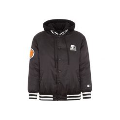 Kurtka Bambino unisex Starter 1101 czarny. Czarne kurtki damskie Starter, bez wzorów, z materiału, bez kaptura. Za 721.80 zł.