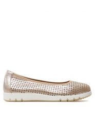 Caprice Baleriny 9-22551-42 Brązowy. Brązowe balerinki damskie Caprice, bez wzorów, ze skóry. Za 203.99 zł.