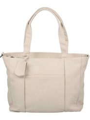 Burkely Skórzany shopper bag "Just Jolie" w kolorze kremowym - 45 x 30 x 10 cm rozmiar: onesize. Brązowe shopper bag Burkely, bez wzorów, z materiału, na ramię, bez dodatków. Za 433.95 zł.