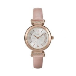 Zegarek Timex. Czerwone zegarki damskie Timex, złote. Za 309.99 zł.