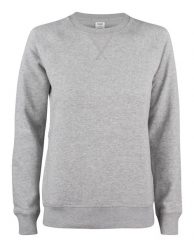 Clique Premium OC Roundneck Women – Damska bluza z bawełny organicznej – grey. Szare bluzy damskie CLIQUE, s, bez wzorów, z bawełny, bez kaptura. Za 233.08 zł.