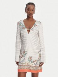 Just Cavalli Sukienka codzienna 80PAO948 NS846 Kolorowy Regular Fit. Sukienki damskie Just Cavalli, bez wzorów, z wiskozy, bez ramiączek. Za 1,670.99 zł.