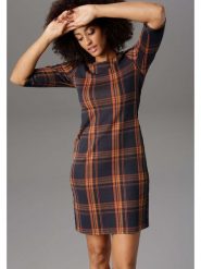 Aniston Sukienka w kolorze szaro-pomarańczowym rozmiar: 38. Pomarańczowe sukienki damskie Aniston, bez wzorów, bez ramiączek. Za 95.99 zł.