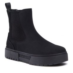 Sztyblety Jenny Fairy. Czarne botki damskie Jenny Fairy, bez obcasa, na płaskiej podeszwie, bez zapięcia. Za 135.99 zł.