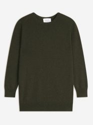 AUTHENTIC CASHMERE Kaszmirowy sweter "Estaris" w kolorze khaki rozmiar: S. Brązowe swetry klasyczne damskie AUTHENTIC CASHMERE, s, z kaszmiru, bez kołnierzyka. Za 347.99 zł.