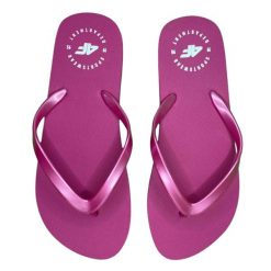 Japonki damskie 4F 4FWSS24FFLIF165. Brązowe klapki damskie 4F, bez wzorów, z gumy, bez obcasa, bez zapięcia. Za 44.99 zł.