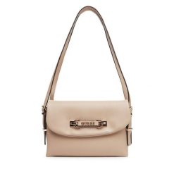 Torebka Guess. Brązowe torebki klasyczne damskie Guess, bez dodatków. Za 449.99 zł.