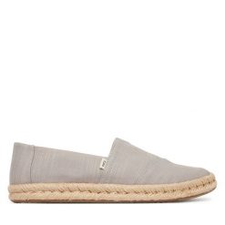 Espadryle Toms. Szare espadryle damskie TOMS, bez wzorów, bez obcasa. Za 319.99 zł.