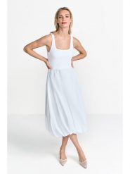 Rich & Royal Sukienka w kolorze białym rozmiar: L. Białe sukienki damskie Rich & Royal, bez wzorów, bez ramiączek. Za 244.80 zł.