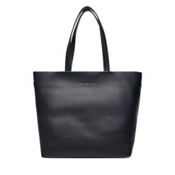 Torebka Tommy Hilfiger. Niebieskie shopper bag Tommy Hilfiger, bez wzorów, bez dodatków. Za 389.99 zł.
