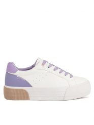 Jenny Fairy Sneakersy WFA3025-1 Biały. Białe obuwie sportowe damskie Jenny Fairy, ze skóry, bez zapięcia. W wyprzedaży za 69.99 zł.