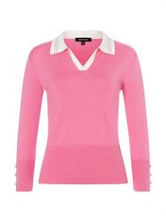 More & More Sweter w kolorze jasnoróżowym rozmiar: 40. Różowe swetry klasyczne damskie More & More, s, z wiskozy, bez kołnierzyka. Za 96.60 zł.