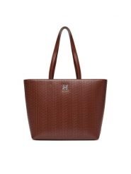 Nine West Torebka CEO-HAMPSHIRE-IV-LDA8170 Brązowy. Brązowe shopper bag Nine West, bez wzorów, z materiału, bez dodatków. Za 269.99 zł.